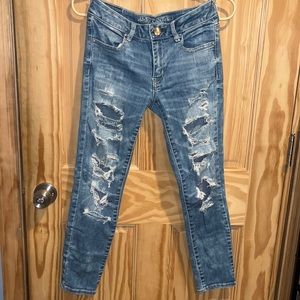 American Eagle ripped jeans